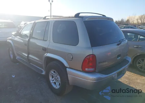 2002 Dodge Durango Slt Plus из США, поврежденный, VIN 1B4HR58N12F202204